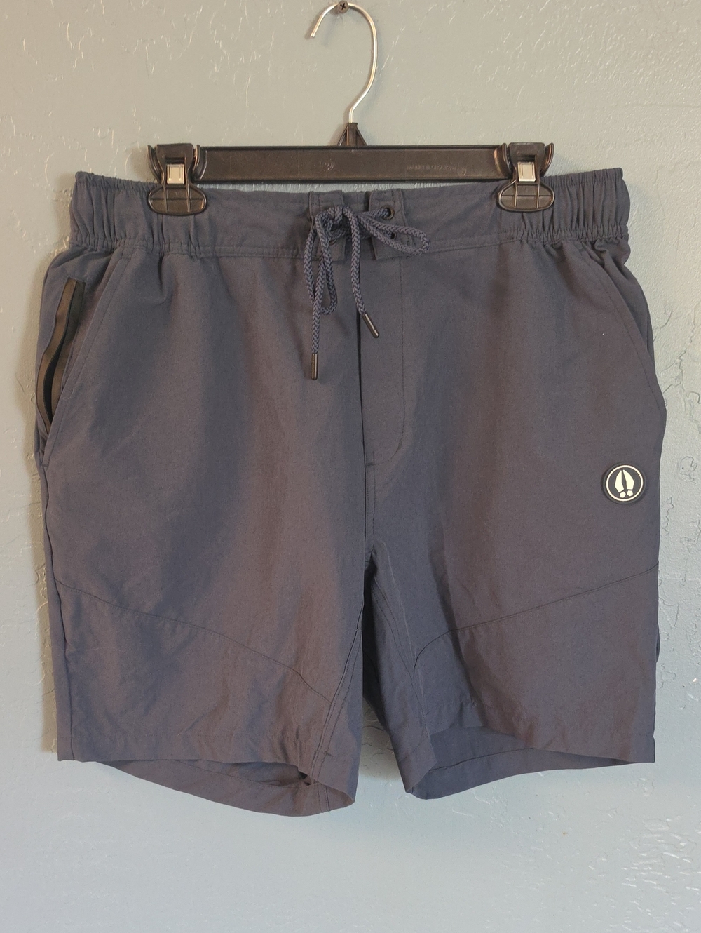 Men's Hybrid Active Shorts in Navy with Elastic Waist
